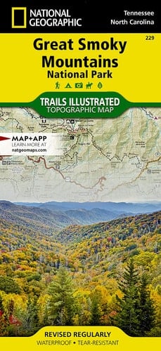 Hiking Guide & Trail Map Bundle Great Smoky Mountains National Park