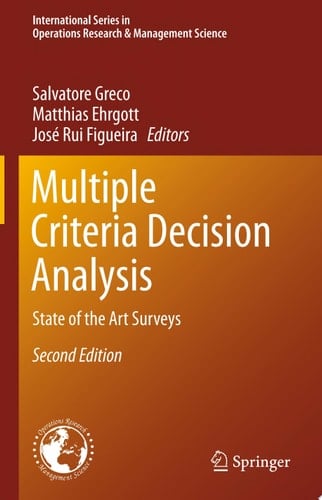 Multiple Criteria Decision Analysis