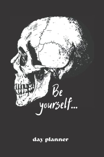 Planner with skull