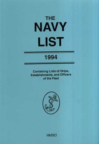 The Navy List, Annual, 1994