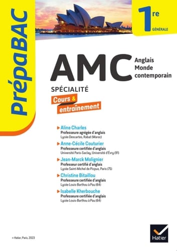 Prépabac - AMC (Anglais monde contemporain) 1re générale (spécialité)