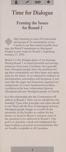 Framing the Issues : Discussion Paper 1