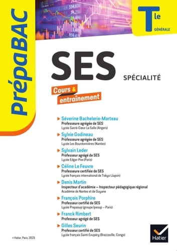 Prépabac - SES Tle générale (spécialité) - Bac 2026