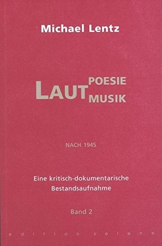 Lautpoesie, -musik nach 1945