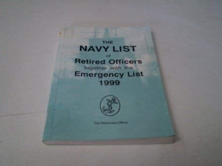 The Navy List, 1999 Corrected to 12th April 1999