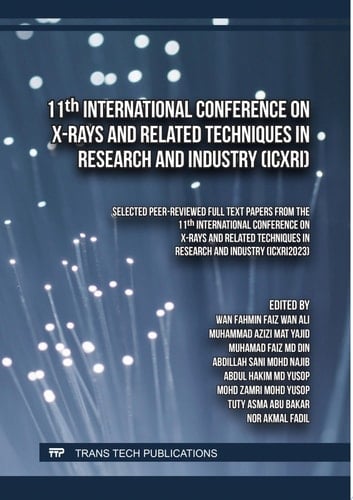 11th International Conference on X-Rays and Related Techniques in Research and Industry (ICXRI)