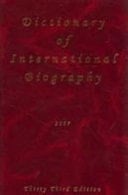Dictionary of International Biography