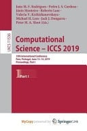 Computational Science - ICCS 2019 19th International Conference, Faro, Portugal, June 12-14, 2019, Proceedings, Part I