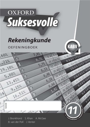 Oxford Suksesvolle Rekeningkunde Graad 11 Oefeningboek (Perpetual)