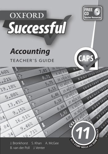 Oxford Successful Accounting Grade 11 Teacher's Guide (Perpetual)
