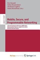 Mobile, Secure, and Programmable Networking 5th International Conference, MSPN 2019, Mohammedia, Morocco, April 23-24, 2019, Revised Selected Papers