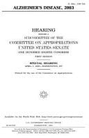 Alzheimer's Disease, 2003