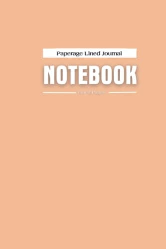 Lined Notebook: 60 Pages, 6 x 9-Inch, Lined Pages