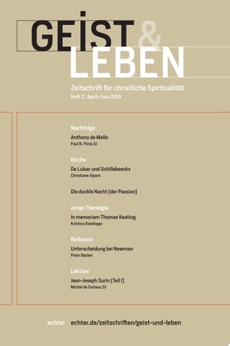 Geist & Leben 2/2019 Zeitschrift für christliche Spiritualität