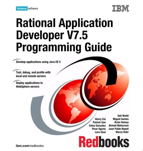 Rational Application Developer V7.5 Programming Guide
