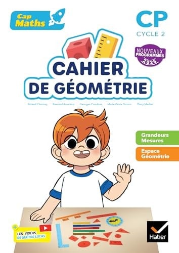 Cahier de géométrie CP Cap Maths