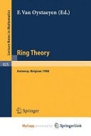 Ring Theory, Antwerp 1980