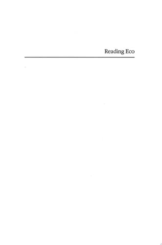 Reading Eco