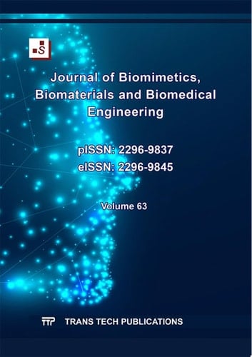 Journal of Biomimetics, Biomaterials and Biomedical Engineering Vol. 63