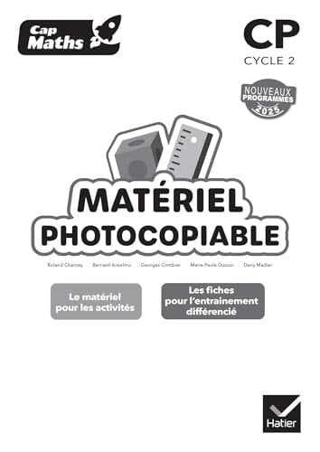 Cap Maths CP - Ed. 2025 - Matériel photocopiable