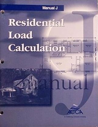 Residential Load Calculation Manual J