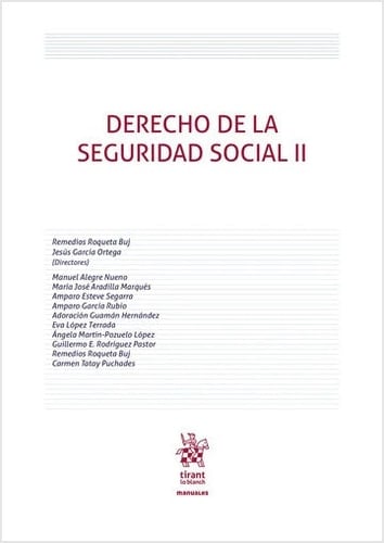 Derecho de la seguridad social. II