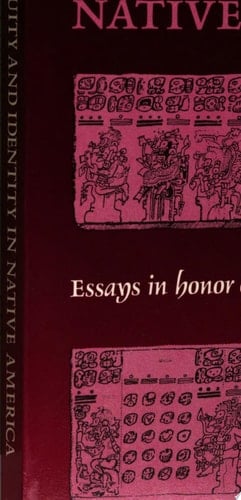 Continuity and Identity in Native America Essays in Honor of Benedikt Hartmann