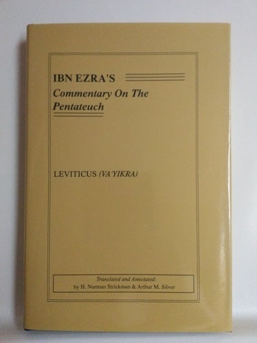 Ibn Ezra's Commentary on the Pentateuch, Vol. 3: Leviticus