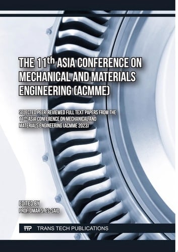 The 11th Asia Conference on Mechanical and Materials Engineering (ACMME)