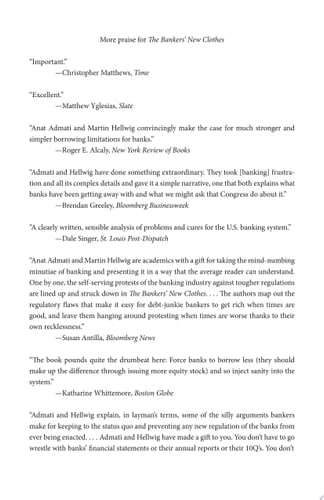 The Bankers’ New Clothes What’s Wrong with Banking and What to Do about It - New and Expanded Edition