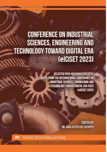 Conference on Industrial Sciences, Engineering and Technology toward Digital Era (eICISET 2023)