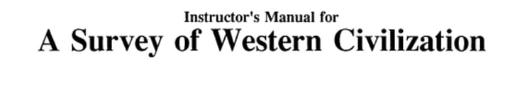 Survey of Western Civilization