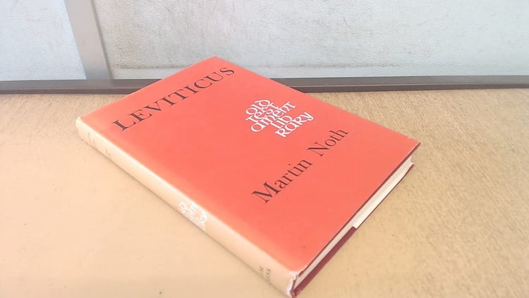 Leviticus A Commentary