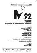 Mi 92: Proceedings Manufacturing International 1992 Technologies Economics Information for Global Partnership Realignments