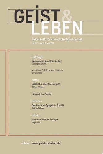 Geist & Leben 2/2018 Zeitschrift für christliche Spiritualität