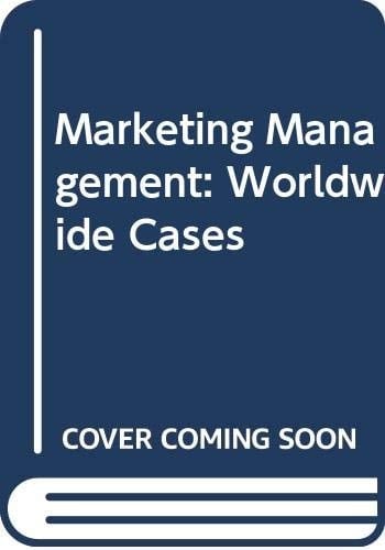 Worldwide cases in marketing management