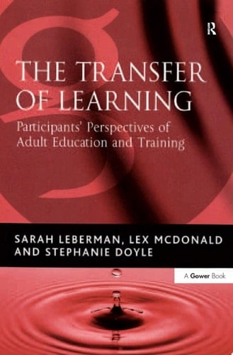 The Transfer of Learning