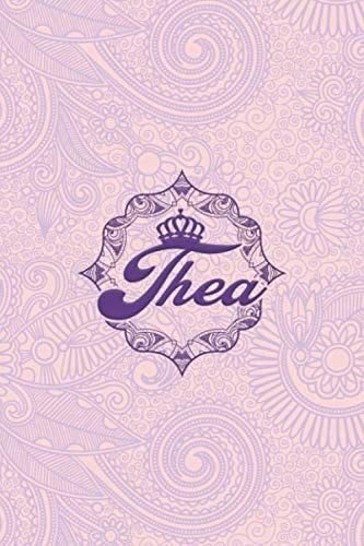 Thea- i'm Thea, nootbook: Ruled 6x9 - 100 pages Ruled writing journal lined. diary. notebook "Thea", a notebook. this notebook for "Thea", special ... "Thea". name of "Thea" in the notebook cover.