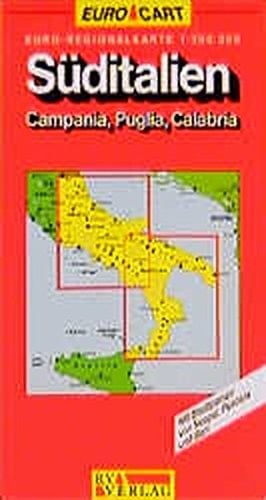 Italy Map: Southern Italy Sheet 4/5 (GeoCenter Euro Map) (German and Multilingual Edition)