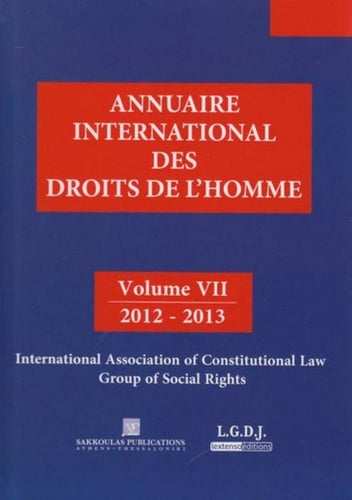 Annuaire international des droits de l'homme Volume 7, Dette souveraine et droits sociaux fondamentaux