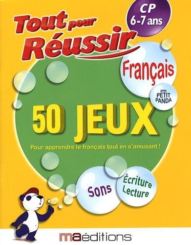 Français avec petit panda 50 jeux CP 6-7 ans