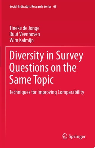 Diversity in Survey Questions on the Same Topic