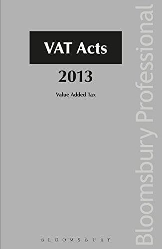 VAT Acts 2013 A Guide to Irish Law