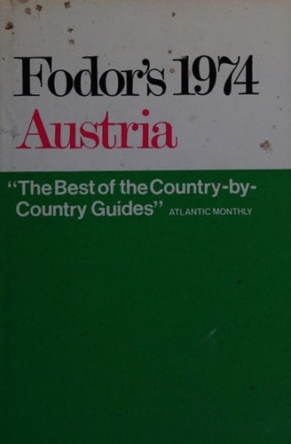 Fodor's Austria 1974
