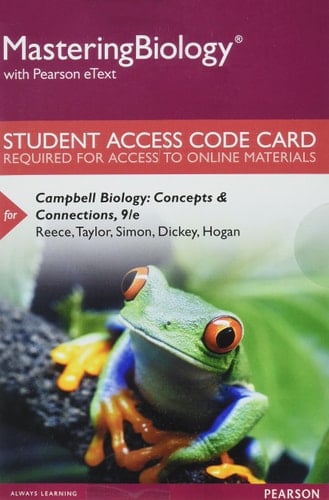 Campbell Biology MasteringBiology With Pearson Etext Access Code Concepts & Connections