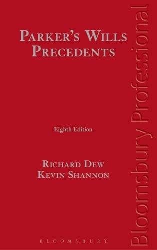 Parker's Wills Precedents