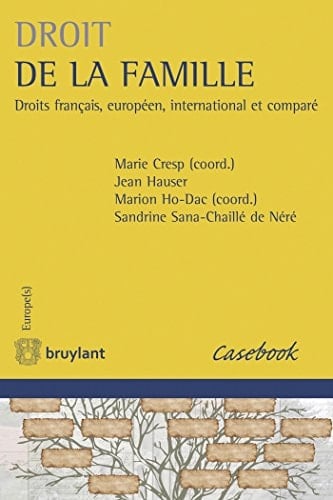 Droit de la famille : droits français, européen, international et comparé