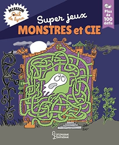 Super jeux Monstres et cie Mission oeil de lynx, plus de 100 défis