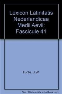 Lexicon latinitatis nederlandicae Medii Aevi November-Odoro