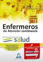 Enfermeros de atención continuada del servicio aragonés de salud. Test parte específica.